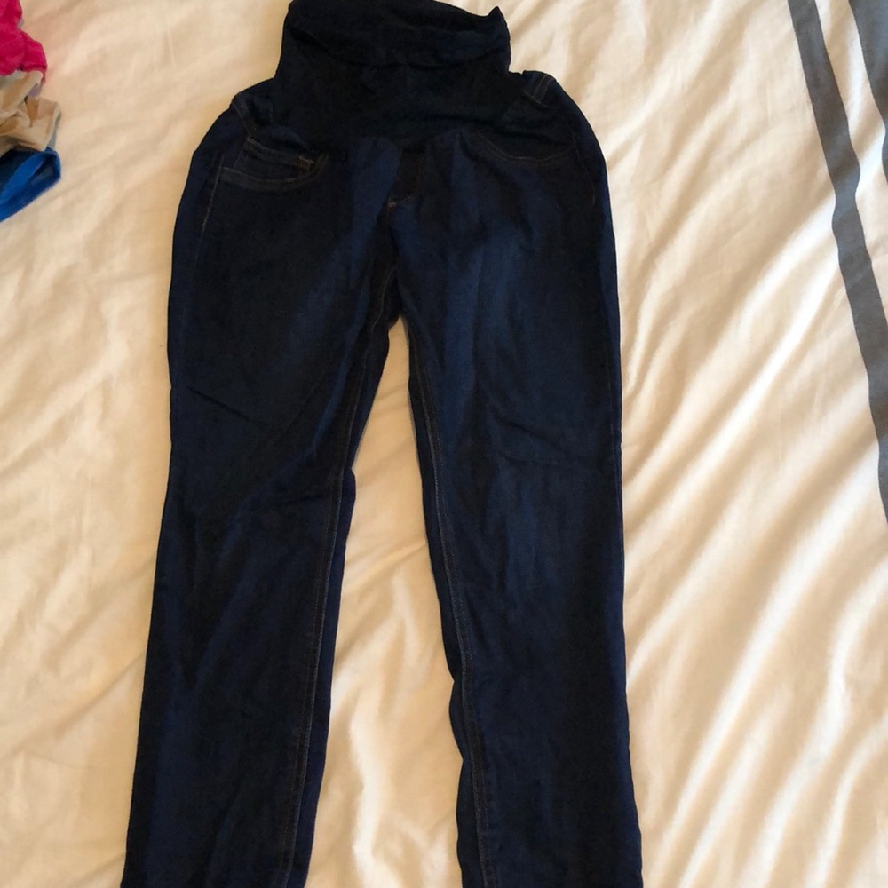 Petite maternity jeans